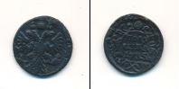 Монета 1730 – 1740 Анна Иоанновна 1 полушка Медь 1735