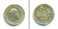 Монета 1881 – 1894 Александр III 5 рублей Золото 1889