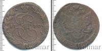 Монета 1762 – 1796 Екатерина II 5 копеек Медь 1780