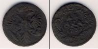 Монета 1730 – 1740 Анна Иоанновна 1 деньга Медь 1731