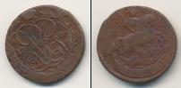 Монета 1741 – 1761 Елизавета Петровна 1 деньга Медь 1760