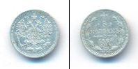 Монета 1881 – 1894 Александр III 5 копеек Серебро 1889