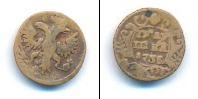 Монета 1730 – 1740 Анна Иоанновна 1 полушка Медь 1736