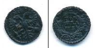 Монета 1730 – 1740 Анна Иоанновна 1 полушка Медь 1731