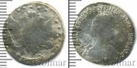 Монета 1762 – 1796 Екатерина II 15 копеек Серебро 1784