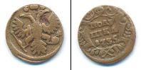Монета 1730 – 1740 Анна Иоанновна 1 полушка Медь 1735