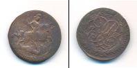 Монета 1741 – 1761 Елизавета Петровна 2 копейки Медь 1757