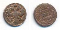 Монета 1730 – 1740 Анна Иоанновна 1 полушка Медь 1735