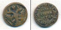 Монета 1730 – 1740 Анна Иоанновна 1 полушка Медь 1740