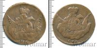 Монета 1741 – 1761 Елизавета Петровна 1 копейка Медь 1756
