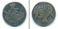 Монета 1741 – 1761 Елизавета Петровна 1 копейка Медь 1756