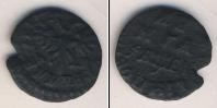Монета 1689 – 1725 Петр I 1 деньга Медь 1715