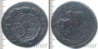 Монета 1762 – 1796 Екатерина II 2 копейки Медь 1765