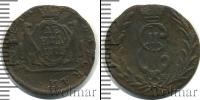 Монета 1762 – 1796 Екатерина II 1 деньга Медь 1775