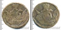 Монета 1741 – 1761 Елизавета Петровна 1 копейка Медь 1756