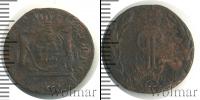 Монета 1762 – 1796 Екатерина II 1 деньга Медь 1767