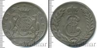 Монета 1762 – 1796 Екатерина II 5 копеек Медь 1778