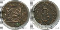 Монета 1762 – 1796 Екатерина II 1 деньга Медь 1777