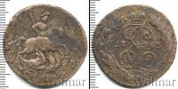 Монета 1762 – 1796 Екатерина II 2 копейки Медь 1763