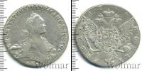 Монета 1762 – 1796 Екатерина II 1 рубль Серебро 1766