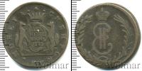 Монета 1762 – 1796 Екатерина II 2 копейки Медь 1775