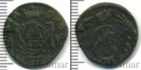 Монета 1762 – 1796 Екатерина II 1 деньга Медь 1773