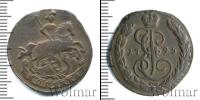 Монета 1762 – 1796 Екатерина II 1 копейка Медь 1795