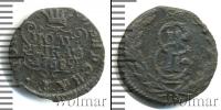 Монета 1762 – 1796 Екатерина II 1 полушка Медь 1768