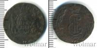Монета 1762 – 1796 Екатерина II 1 деньга Медь 1767