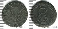 Монета 1762 – 1796 Екатерина II 1 полушка Медь 1768