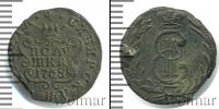 Монета 1762 – 1796 Екатерина II 1 полушка Медь 1768