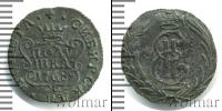 Монета 1762 – 1796 Екатерина II 1 полушка Медь 1768