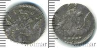Монета 1741 – 1761 Елизавета Петровна 5 копеек Серебро 1755