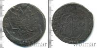 Монета 1762 – 1796 Екатерина II 5 копеек Медь 1779