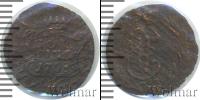 Монета 1762 – 1796 Екатерина II 1 полушка Медь 1768