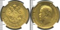 Монета 1894 – 1917 Николай II 10 рублей Золото 1903