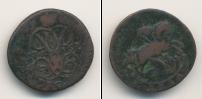 Монета 1741 – 1761 Елизавета Петровна 1 деньга Медь 1757