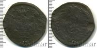 Монета 1762 – 1796 Екатерина II 2 копейки Медь 1773