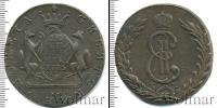 Монета 1762 – 1796 Екатерина II 10 копеек Медь 1775