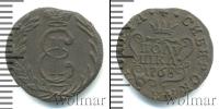 Монета 1762 – 1796 Екатерина II 1 полушка Медь 1768