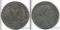 Монета 1689 – 1725 Петр I 1 рубль Серебро 1707
