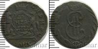 Монета 1762 – 1796 Екатерина II 1 деньга Медь 1771