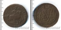 Монета 1741 – 1761 Елизавета Петровна 2 копейки Медь 1758
