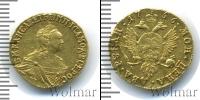 Монета 1741 – 1761 Елизавета Петровна 2 рубля Золото 1756