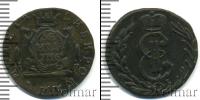 Монета 1762 – 1796 Екатерина II 1 деньга Медь 1776