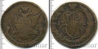 Монета 1762 – 1796 Екатерина II 5 копеек Медь 1772