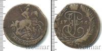 Монета 1762 – 1796 Екатерина II 2 копейки Медь 1766