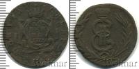 Монета 1762 – 1796 Екатерина II 1 копейка Медь 1776
