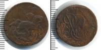 Монета 1741 – 1761 Елизавета Петровна 1 деньга Медь 1757