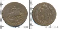 Монета 1762 – 1796 Екатерина II 1 копейка Медь 1766